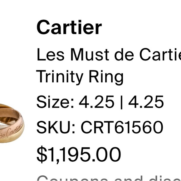 Cartier Trinity Ring